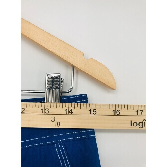 EDIKTED Royal Blue Cargo Pants 100% Cotton Baggy Lightweight Juniors Size L New‎ - Picture 15 of 16